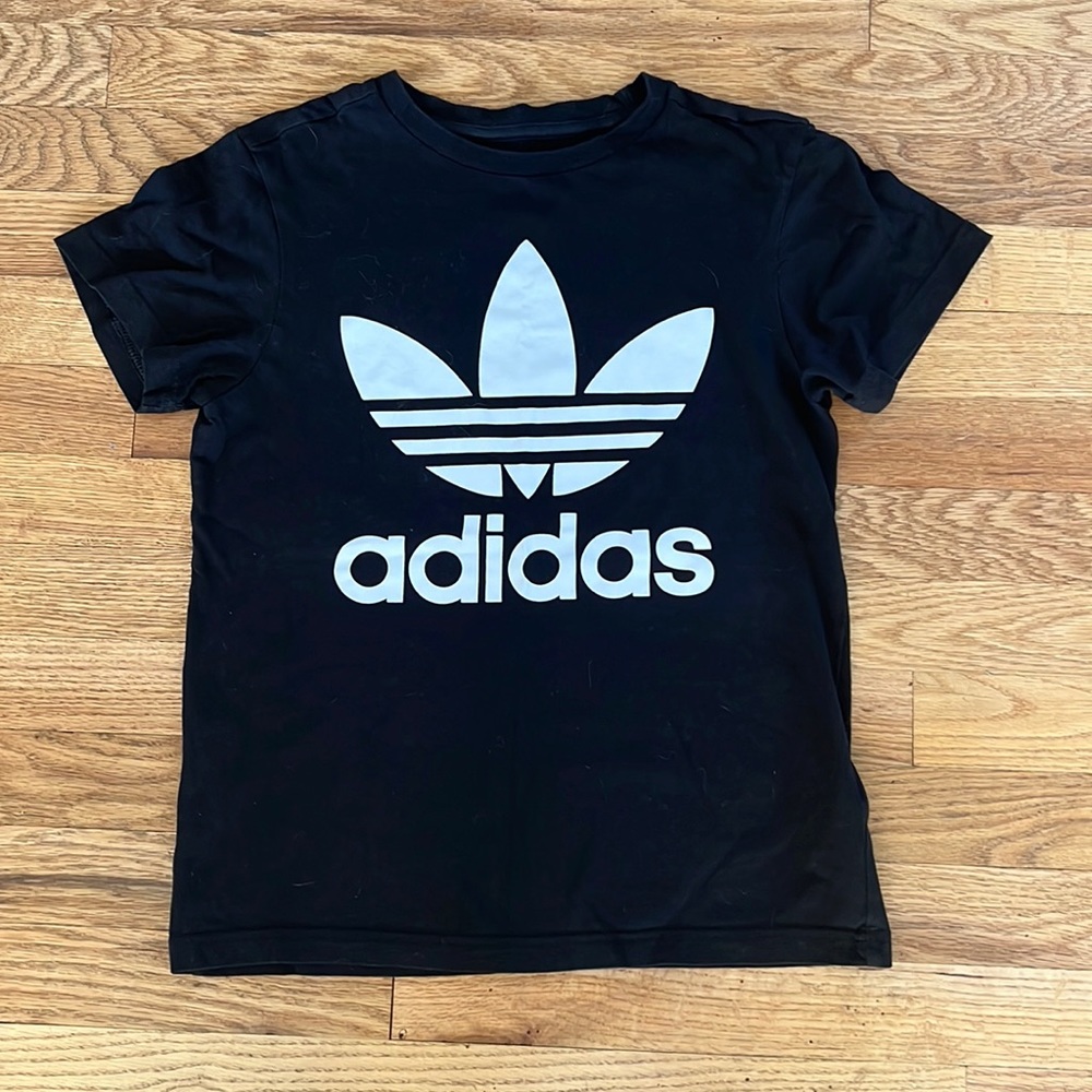 Boys Adidas Large Logo Tee